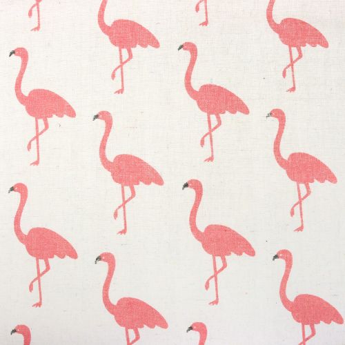 Produkt Tkanina dekoracyjna Flamingo White-Pink 30cm x 3m