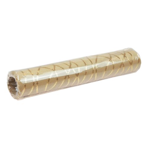 Produkt Bieżnik w kolorze beżowo-złotym z łańcuszkami Bieżnik aksamitny 28×270cm