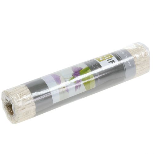 Floristik24 Tkanina Ribbon Table Runner Cream 26cm x 300cm