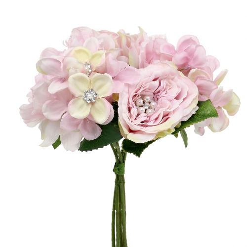 Produkt Bukiet różowy z perełkami 29cm