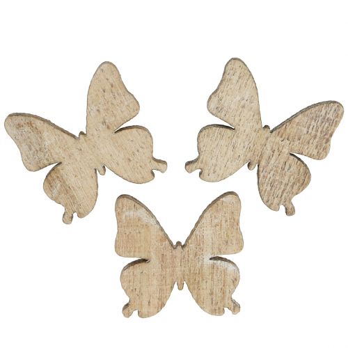 Produkt Dekoracja rozproszona motyl drewno natura 2cm 144szt