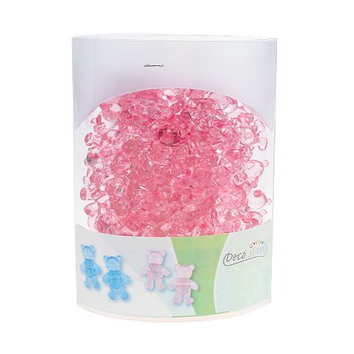 Produkt Dekoracja rozproszona miś różowy 3,5cm 60szt