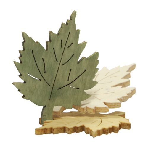 Produkt Dekoracja rozproszona jesienne liście dekoracja klonowa kolorowa 3x4cm 72 szt