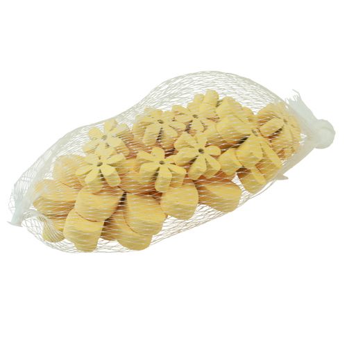 Produkt Dekoracja Scatter Drewno Żółte Kwiaty Letnia Dekoracja Stołu Ø2–6cm 20 szt.