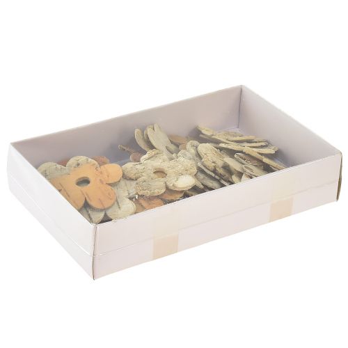 Produkt Dekoracja rozproszona kora drewna kwiaty brzoza vintage Ø5cm 36 szt