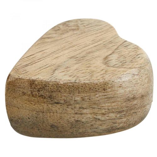 Produkt Dekoracja scatter drewniane serca dekoracja stołu serce drewno natura 5cm 6szt