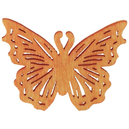 Produkt Dekoracja rozproszona motyl drewniana dekoracja stołu wiosna 4×3cm 72 szt