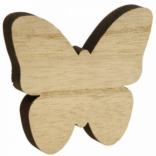 Produkt Motyle ozdobne rozproszone Drewniane motyle ozdobne 2,5-6,5cm 29 sztuk
