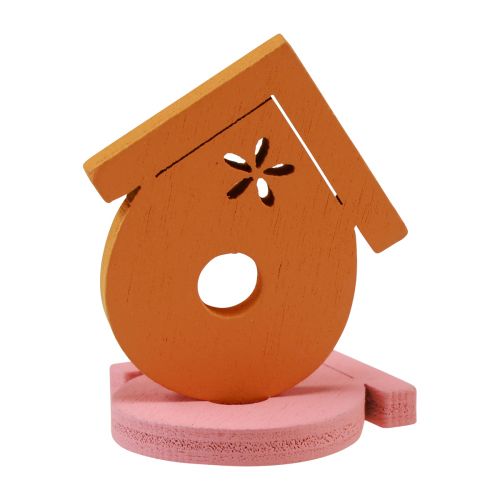 Produkt Dekoracja rozproszona domek dla ptaków drewniana dekoracja stołu w kolorze 2,5–3,5 cm 48 sztuk