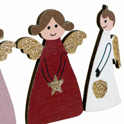 Produkt Drewniany aniołek posypka aniołek dekoracja posypka aniołek 4,5×3cm 72 szt