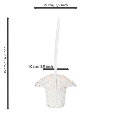 Produkt Kosz do rozrzucania kwiatów i płatków, 36 cm, 3 sztuki