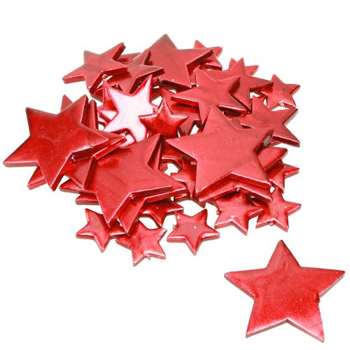 Produkt Dekoracja Czerwone Gwiazdy do Rozrzucania Ø3/5/7cm – II Gatunek – 44 szt.