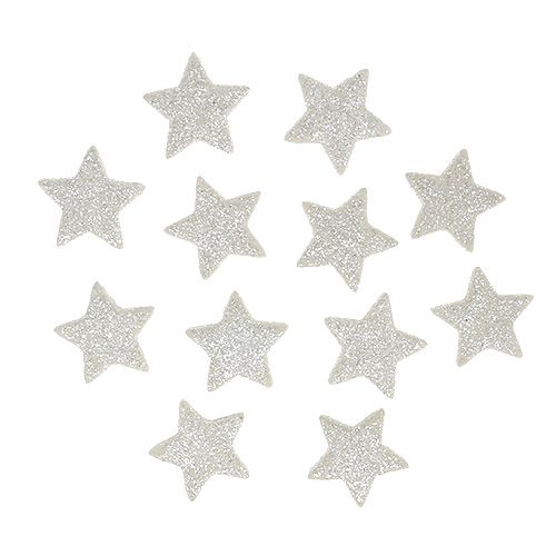Produkt Gwiazdki rozproszone z kremem brokatowym 2,5cm 96 szt