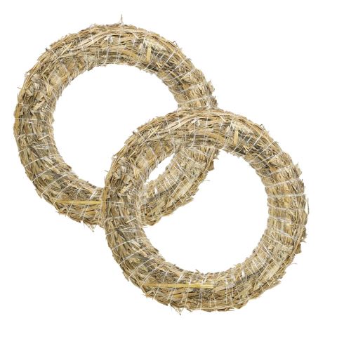 Produkt Wianek słomiany wianki słomkowe na wianki i stroiki adwentowe 25/6cm 2szt