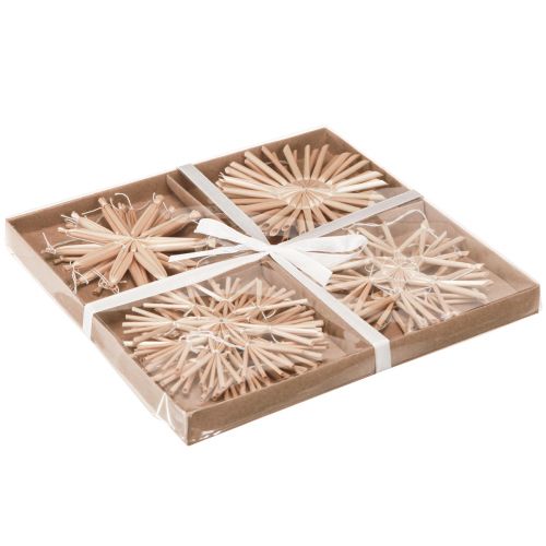 Produkt Gwiazdki słomiane Ozdoby choinkowe Ø10-11cm 12 szt