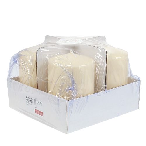 Produkt Świeca okrągła 150/100 kremowa 4 szt