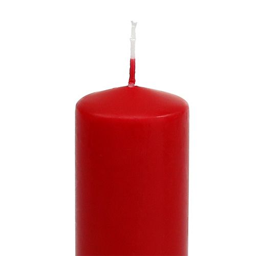 Produkt Świece filarowe czerwone Świece adwentowe świece czerwone 200/50mm 24szt