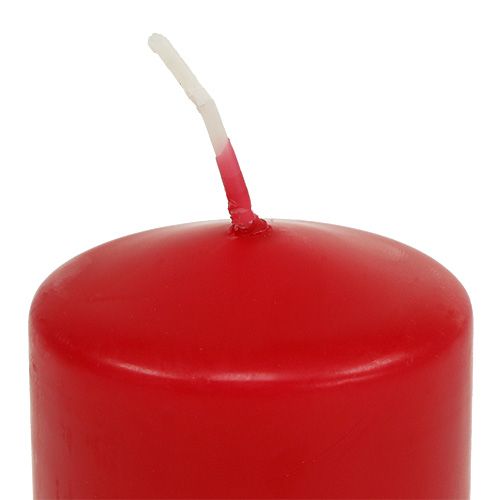 Produkt Świece filarowe czerwone Świece adwentowe małe świeczki 60/40mm 24 szt