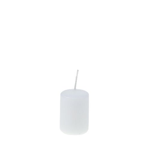 Produkt Świece pieńkowe białe Świece adwentowe małe świeczki 60/40mm 24szt