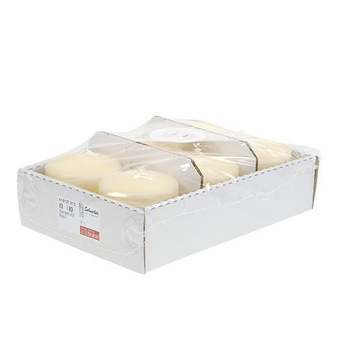 Produkt Świeca filarowa 80/80 kremowa 6 szt.