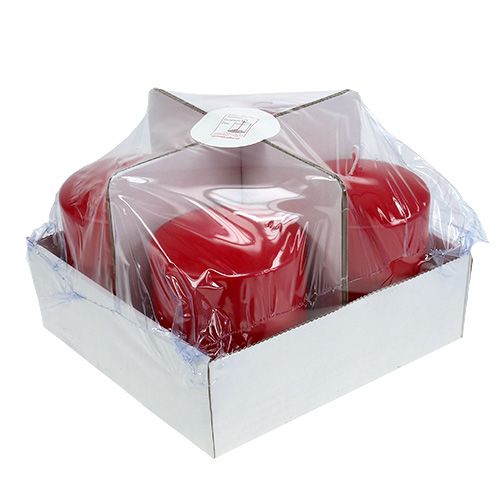 Produkt Świece pieńkowe 130/100 czerwone 4 szt