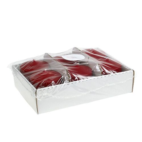 Produkt Świece filarowe 80/80 Old Red 6 szt.