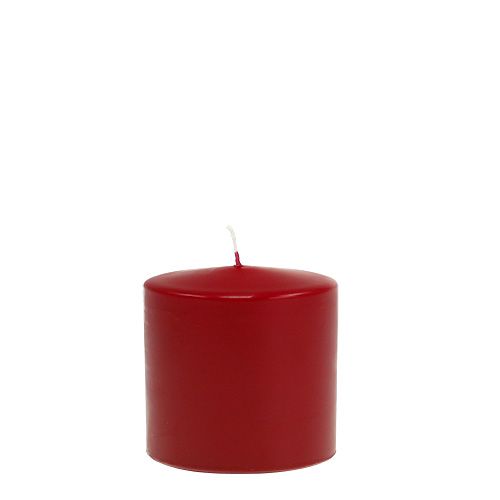 Floristik24 Świece filarowe 80/80 Old Red 6 szt.