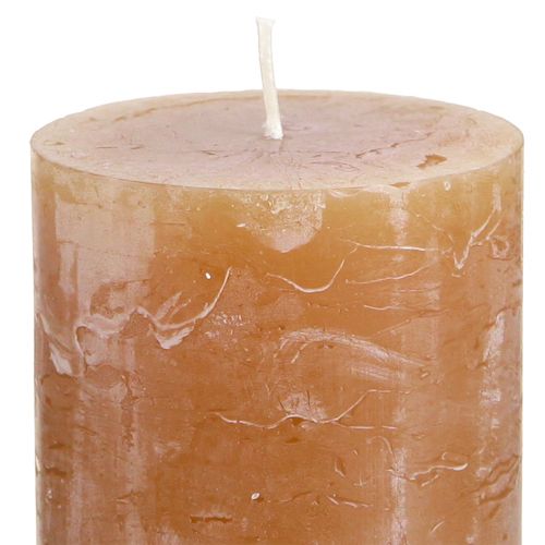 Produkt Świece pieńkowe świece karmelowe jednokolorowe 60x100mm 4 szt