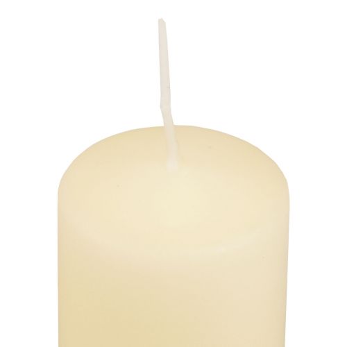 Produkt Świece pieńkowe kremowe Świece adwentowe małe 70/50mm 24 szt