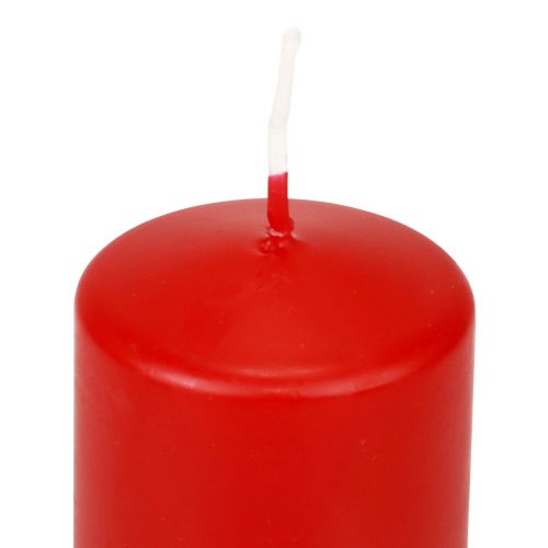 Produkt Świece filarowe czerwone Świece adwentowe świece czerwone 70/50mm 24 szt
