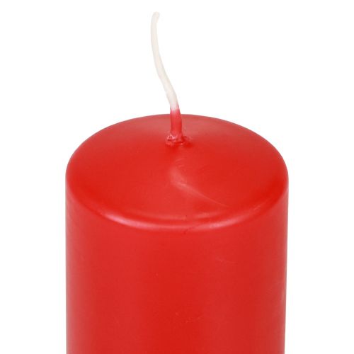 Produkt Świece filarowe czerwone Świece adwentowe świece czerwone 120/50mm 24 szt