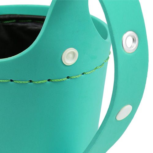 Floristik24 Wieszak ścienny Suki miętowy zielony Ø14cm H15cm, 1szt.