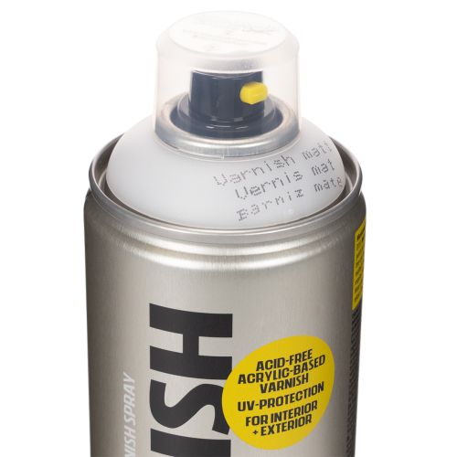 Lakier matowy w sprayu, odporny na promieniowanie UV, bezkwasowy, w puszkach Montana, 400 ml | Floristik24.pl