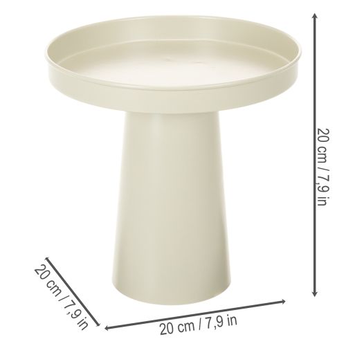 Taca dekoracyjna, talerz na świece i figurki, 20cm | Floristik24.pl