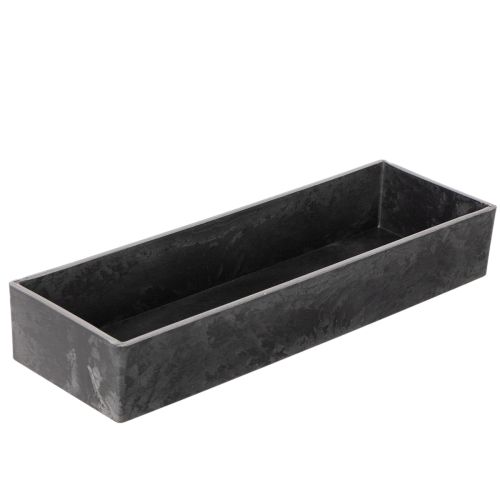 Taca prostokątna z uchwytami, dekoracyjna na stół, 32 cm