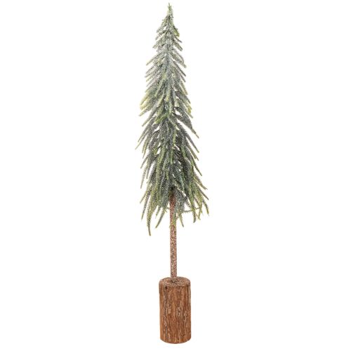 Sztuczna choinka z podstawą, matowa, jako dekoracja zimowa, 90cm