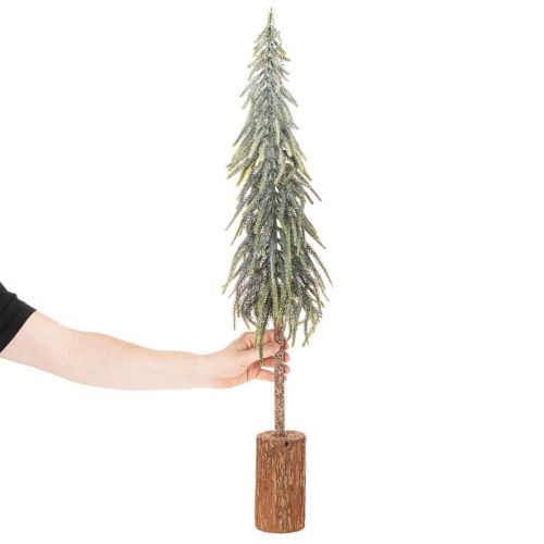 Sztuczna choinka z podstawą, matowa, jako dekoracja zimowa, 90cm | Floristik24.pl