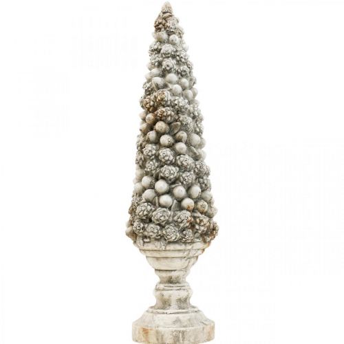 Floristik24 Choinka z podstawą Chic Antique deco szara wys.60cm
