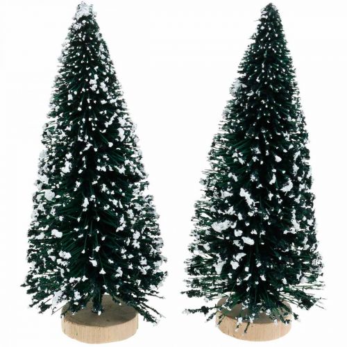 Produkt Jodła dekoracyjna ze śniegiem, dekoracja świąteczna, Adwent W13cm Ø5,5cm 2 szt