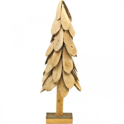 Floristik24 Deco Jodła Drzewo Drewno Rustykalne Choinka H55cm