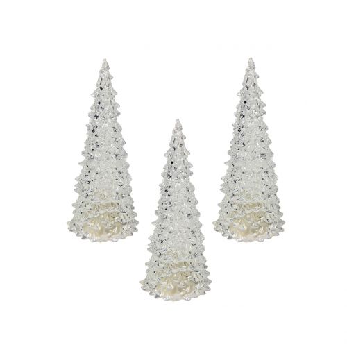 Jodła akrylowa z lampką LED Ø6cm H12cm