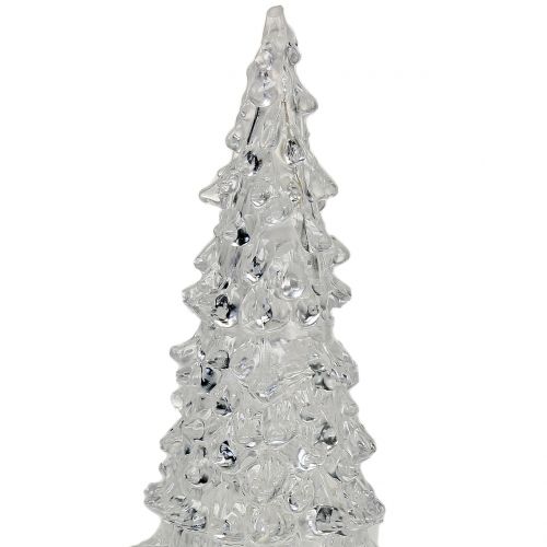 Floristik24 Jodła akrylowa z lampką LED Ø6cm H12cm
