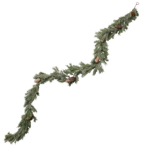Floristik24 Girlanda jodłowa Szyszki świąteczne Zimowy mróz 180cm