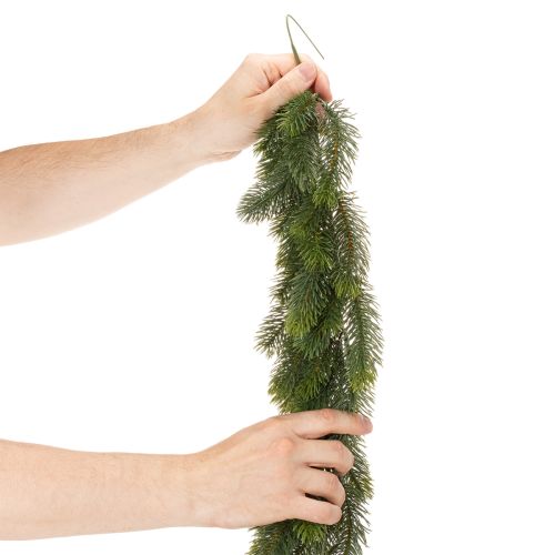 Girlanda ze sztucznej jodły, zielona, do dekoracji świątecznych, 180 cm | Floristik24.pl