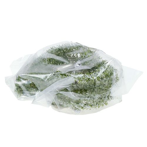 Floristik24 Jodłowe serce do powieszenia z aniołem 8cm zielone 6szt