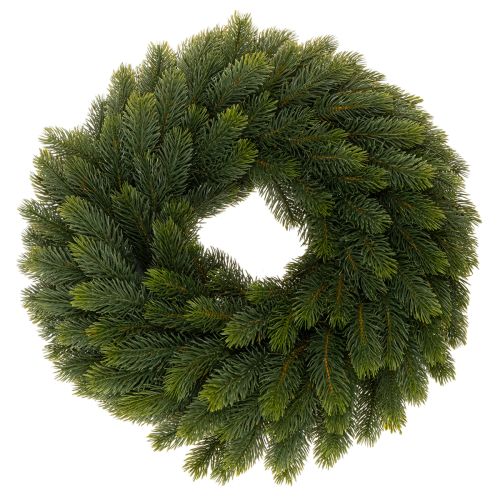 Wieniec z gałązek jodłowych, zielony, okrągły, 50 cm