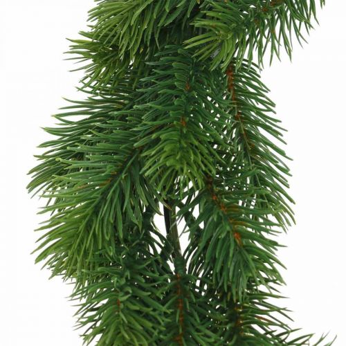 Floristik24 Sztuczny wieniec jodłowy sztuczny wieniec zimowy zielony Ø35cm