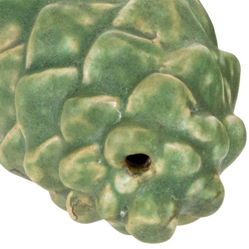 Ceramiczna ozdoba w kształcie szyszki, dekoracja stołu, jesień, 14 cm, 3 sztuki | Floristik24.pl
