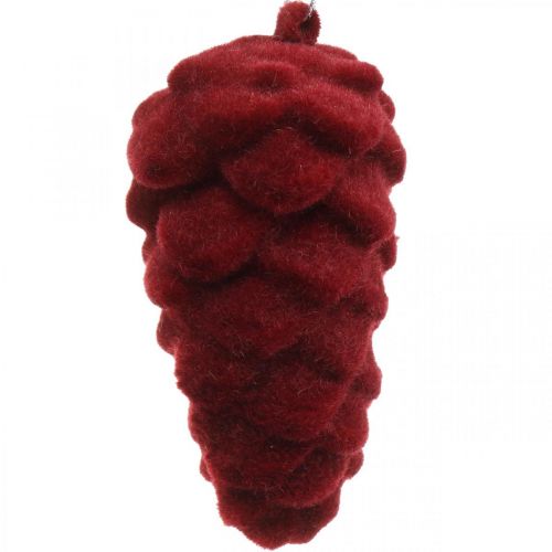 Produkt Szyszki dekoracyjne flokowane, dekoracja jesienna, szyszki czerwone, Adwent W8,5cm Ø4,5cm 8 sztuk