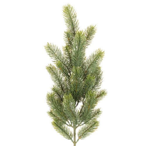 Sztuczna gałązka jodły, gałązka dekoracyjna, sztuczna jako ozdoba świąteczna, 65 cm, 3 sztuki